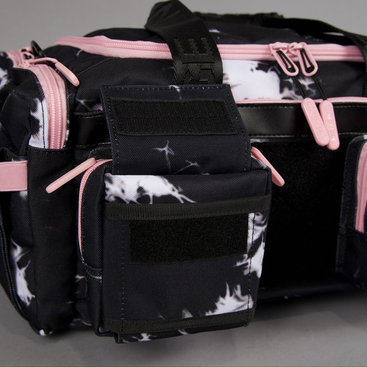 20L Mini Duffle Bag Black Lightning Knockout Pink - Image 19