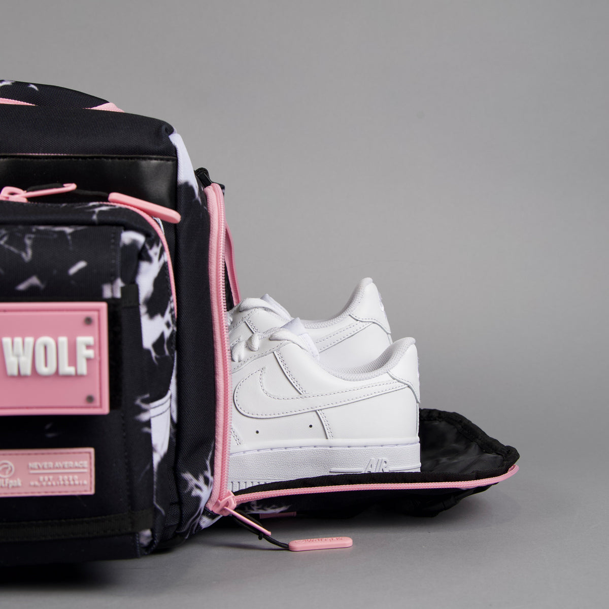 40L Ultimate Duffle Bag Black Lightning Knockout Pink - Image 24
