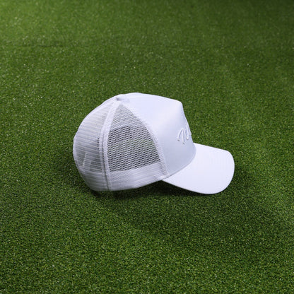 Trucker Hat Script Arctic White - Image 8