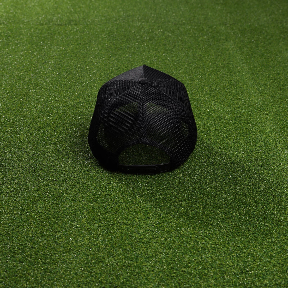Trucker Hat Script Alpha Black - Image 8
