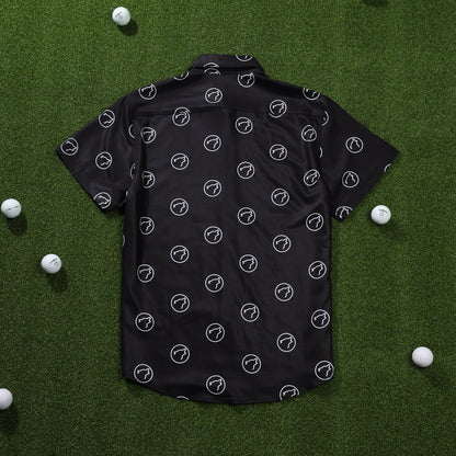 Alpha Black Country Club Button Up (SALE) - Image 4