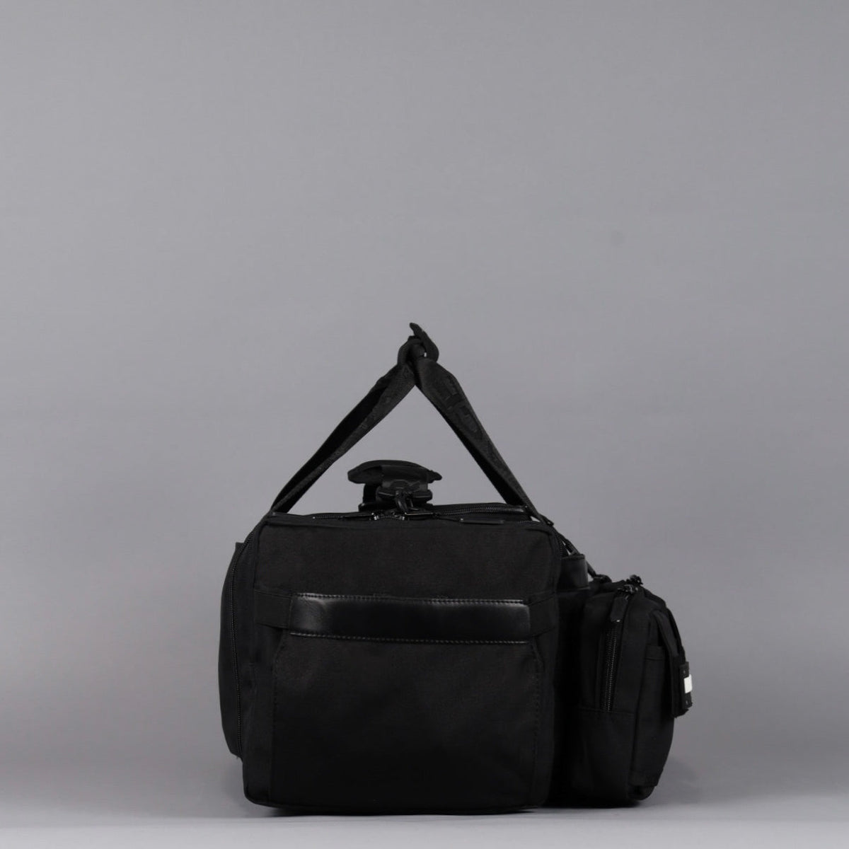 30L Perfect Duffle Bag Alpha Black (3 Pockets w/Full Velcro Front) - Image 6