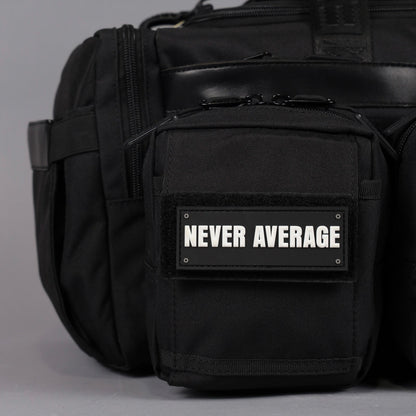 30L Perfect Duffle Bag Alpha Black (3 Pockets w/Full Velcro Front) - Image 11