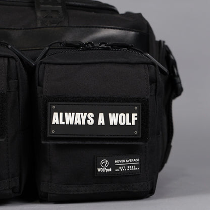 30L Perfect Duffle Bag Alpha Black (3 Pockets w/Full Velcro Front) - Image 13
