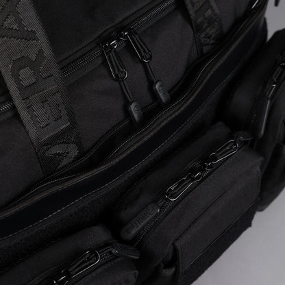 30L Perfect Duffle Bag Alpha Black (3 Pockets w/Full Velcro Front) - Image 17