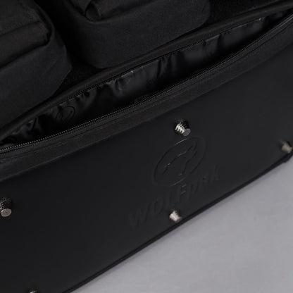 30L Perfect Duffle Bag Alpha Black (3 Pockets w/Full Velcro Front) - Image 21