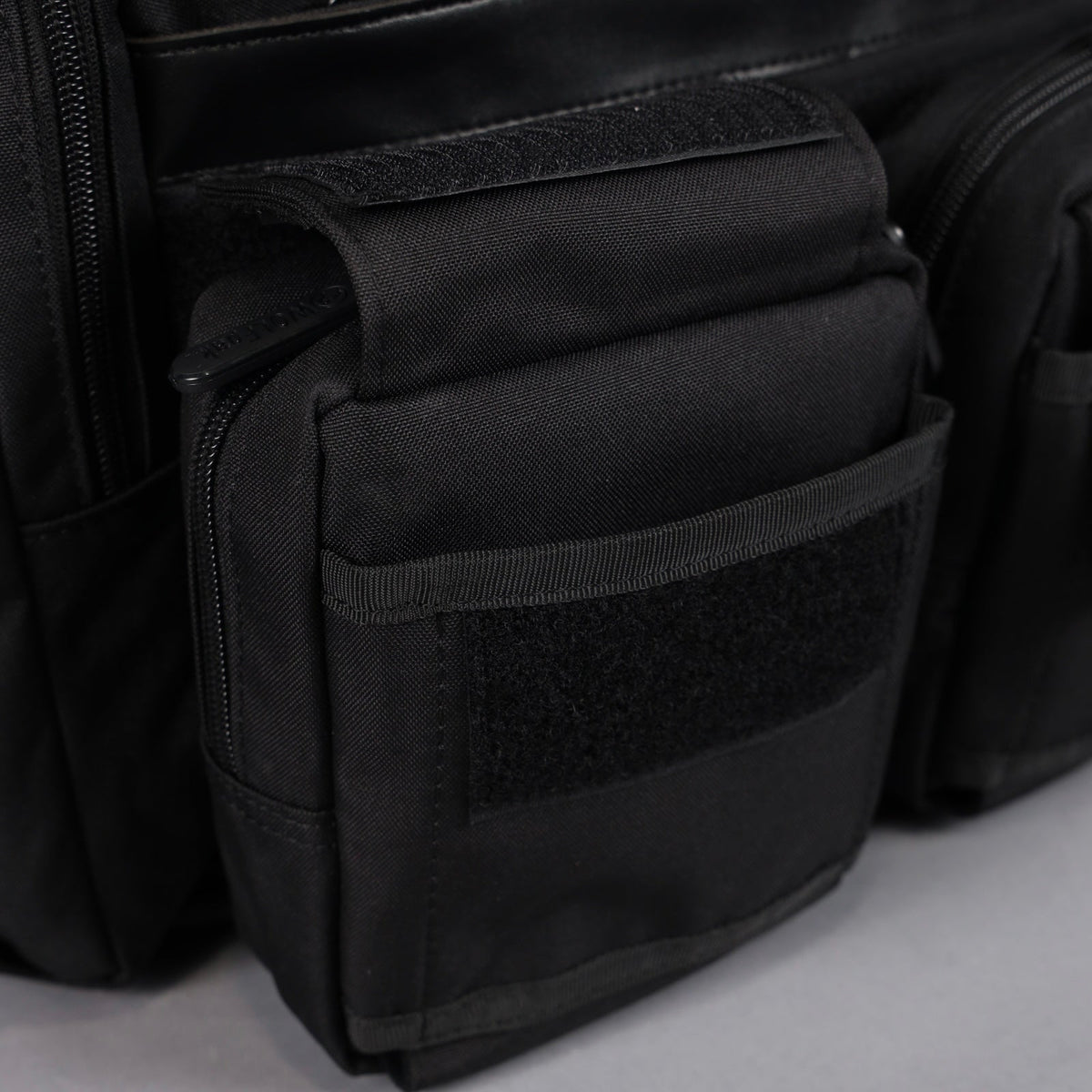 30L Perfect Duffle Bag Alpha Black (3 Pockets w/Full Velcro Front) - Image 19