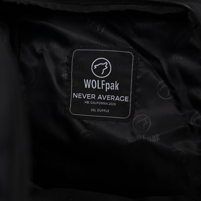 30L Perfect Duffle Bag Alpha Black (3 Pockets w/Full Velcro Front) - Image 22