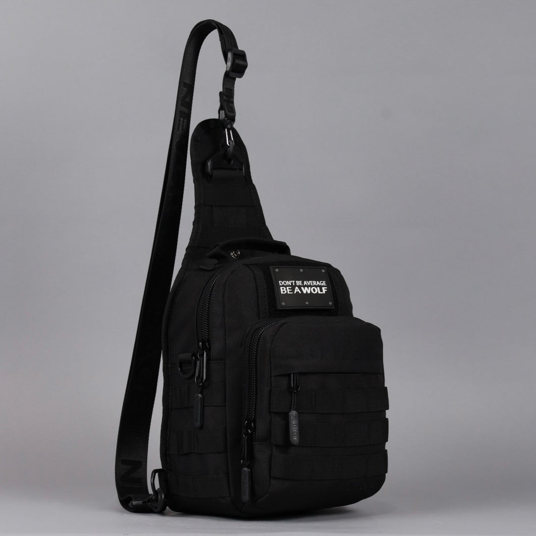 9L Tactical Sling Bag Alpha Black - Image 4