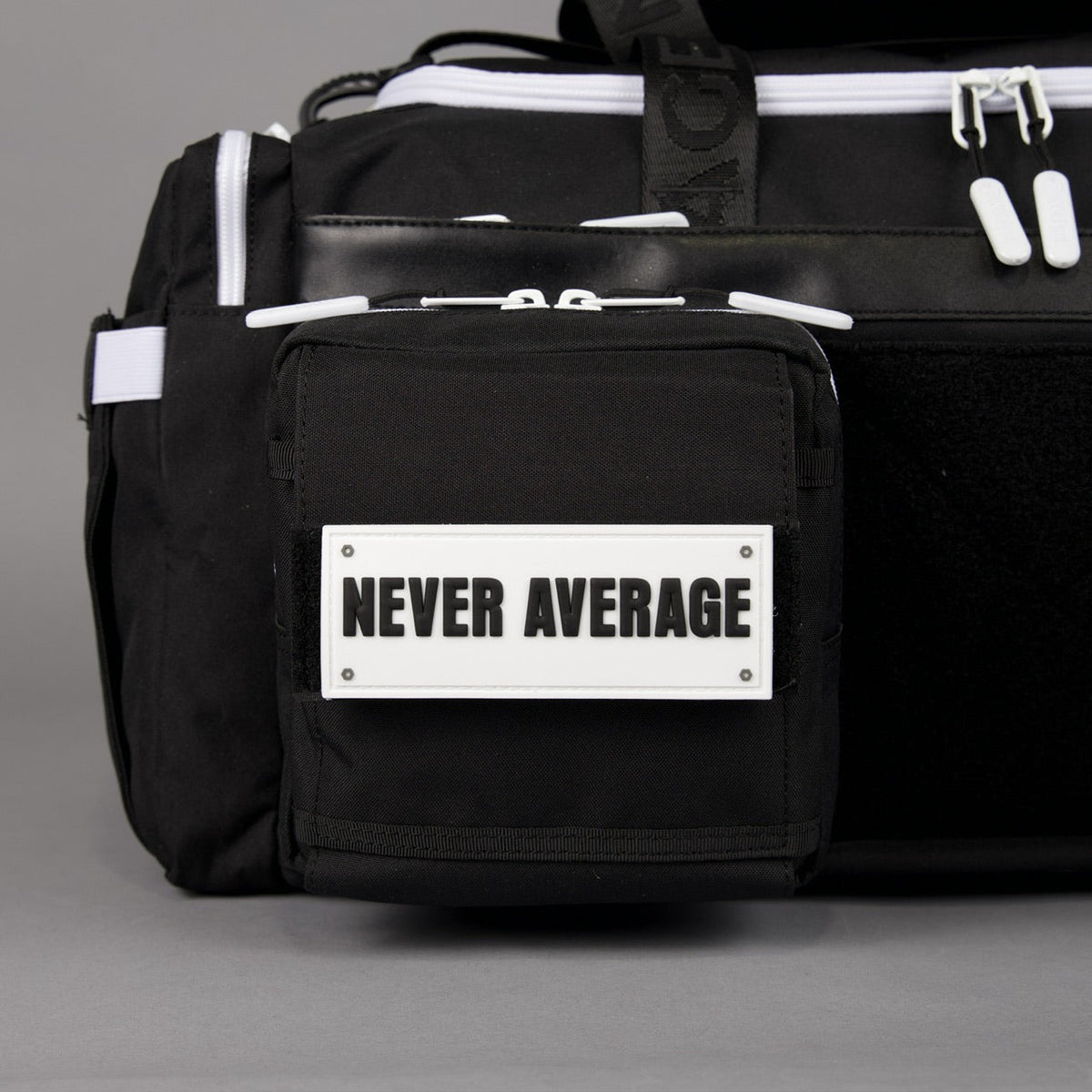 40L Ultimate Duffle Bag Alpha Black White Accents - Image 9
