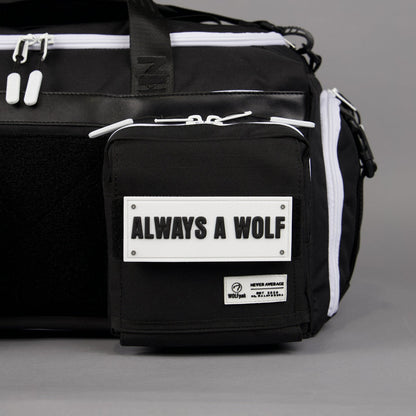 40L Ultimate Duffle Bag Alpha Black White Accents - Image 10