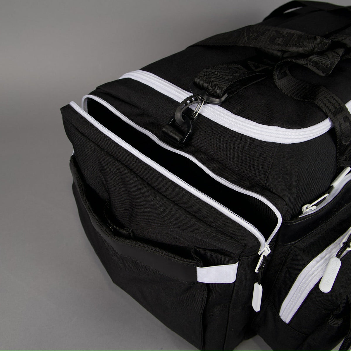40L Ultimate Duffle Bag Alpha Black White Accents - Image 12