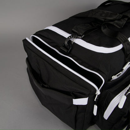 40L Ultimate Duffle Bag Alpha Black White Accents - Image 12