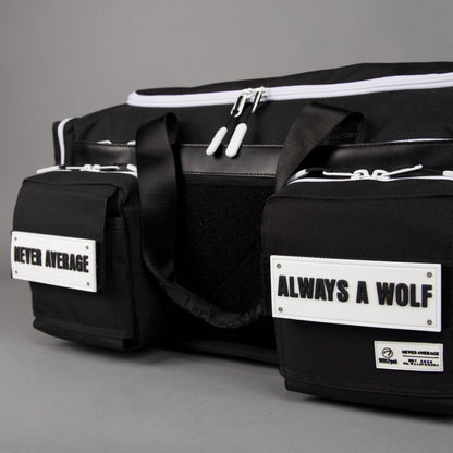 40L Ultimate Duffle Bag Alpha Black White Accents - Image 15
