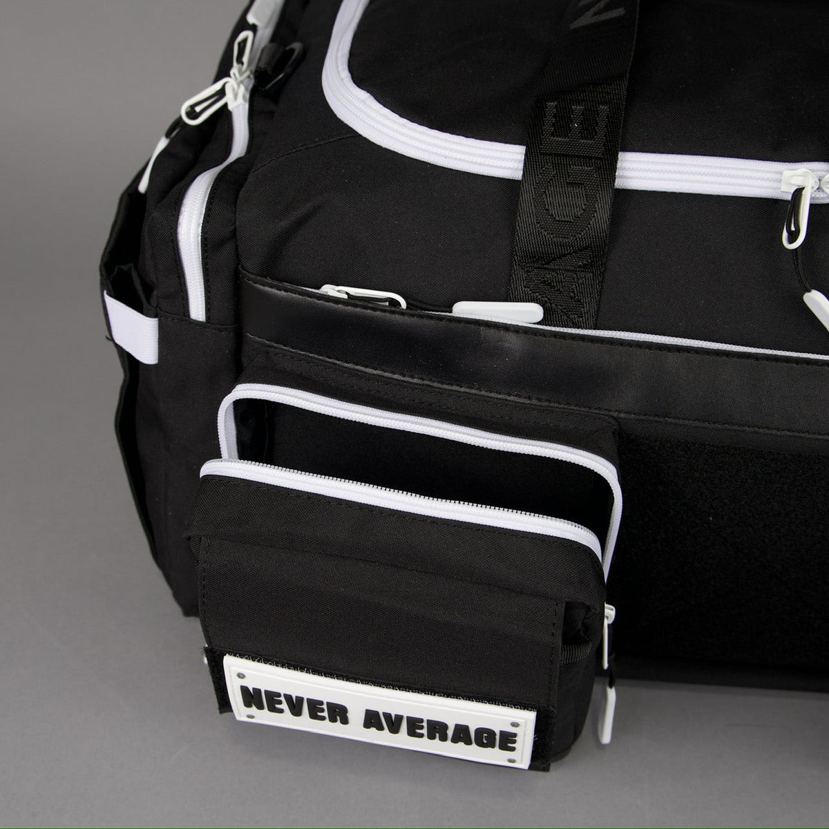 40L Ultimate Duffle Bag Alpha Black White Accents - Image 17