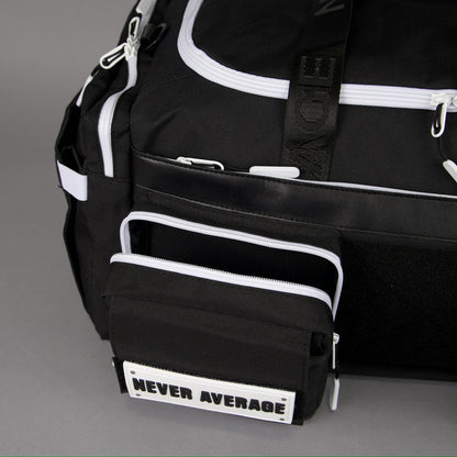 40L Ultimate Duffle Bag Alpha Black White Accents - Image 17