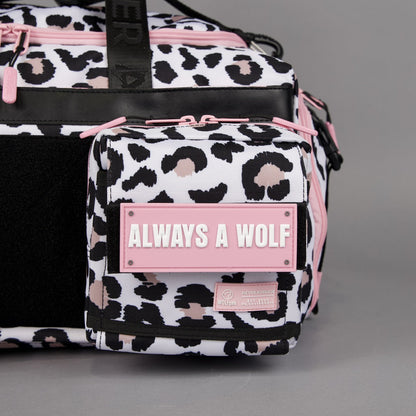 40L Ultimate Duffle Bag Leopard Pink Zip (SALE) - Image 10
