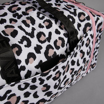 40L Ultimate Duffle Bag Leopard Pink Zip - Image 14