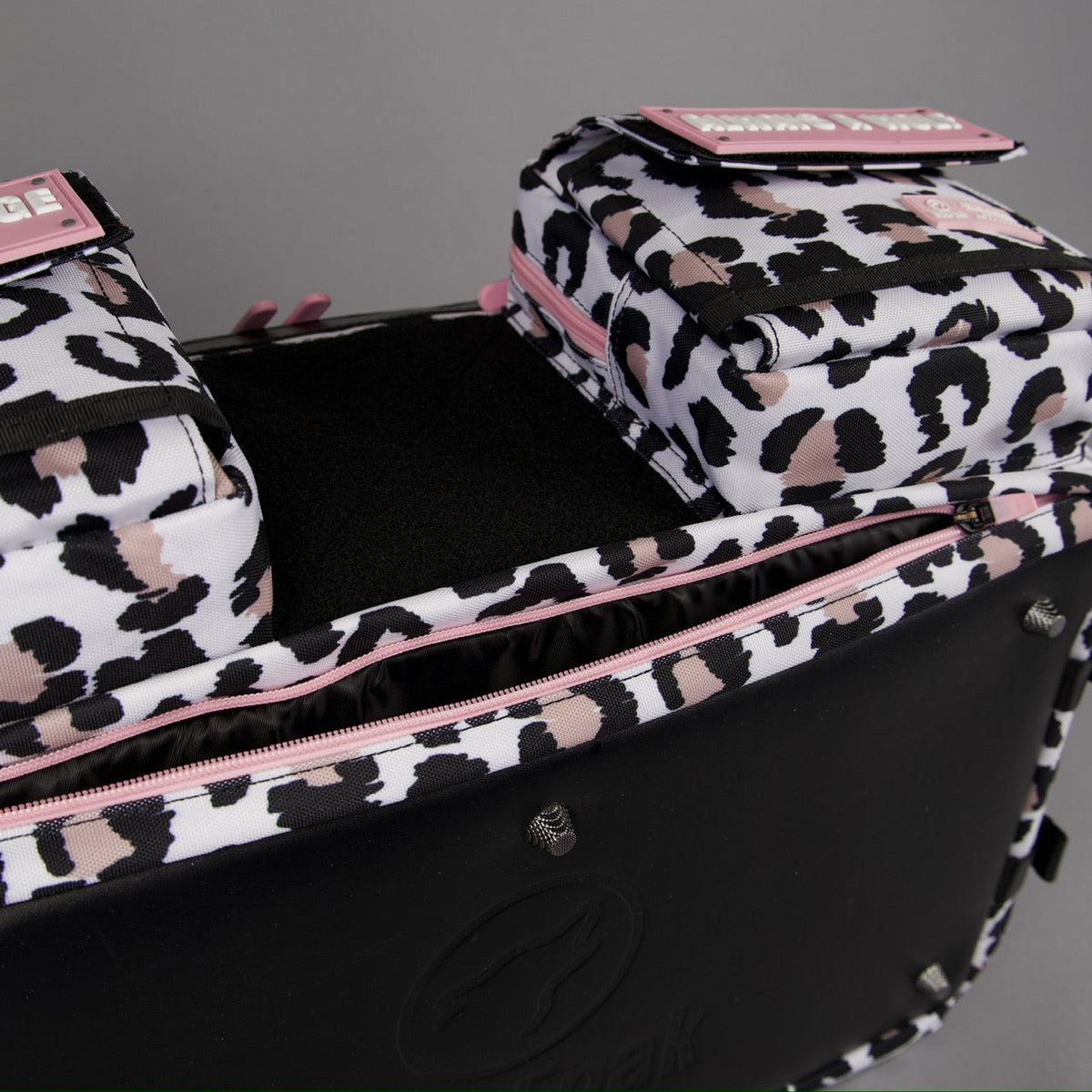 40L Ultimate Duffle Bag Leopard Pink Zip (SALE) - Image 16