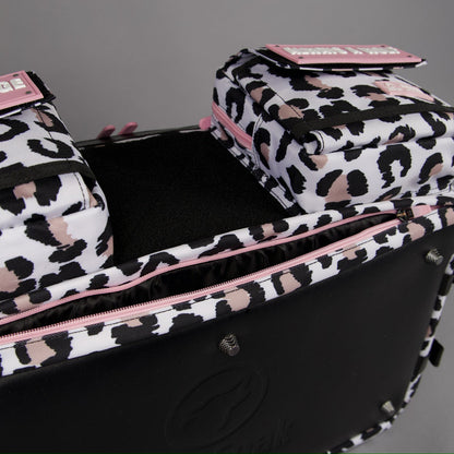 40L Ultimate Duffle Bag Leopard Pink Zip - Image 16