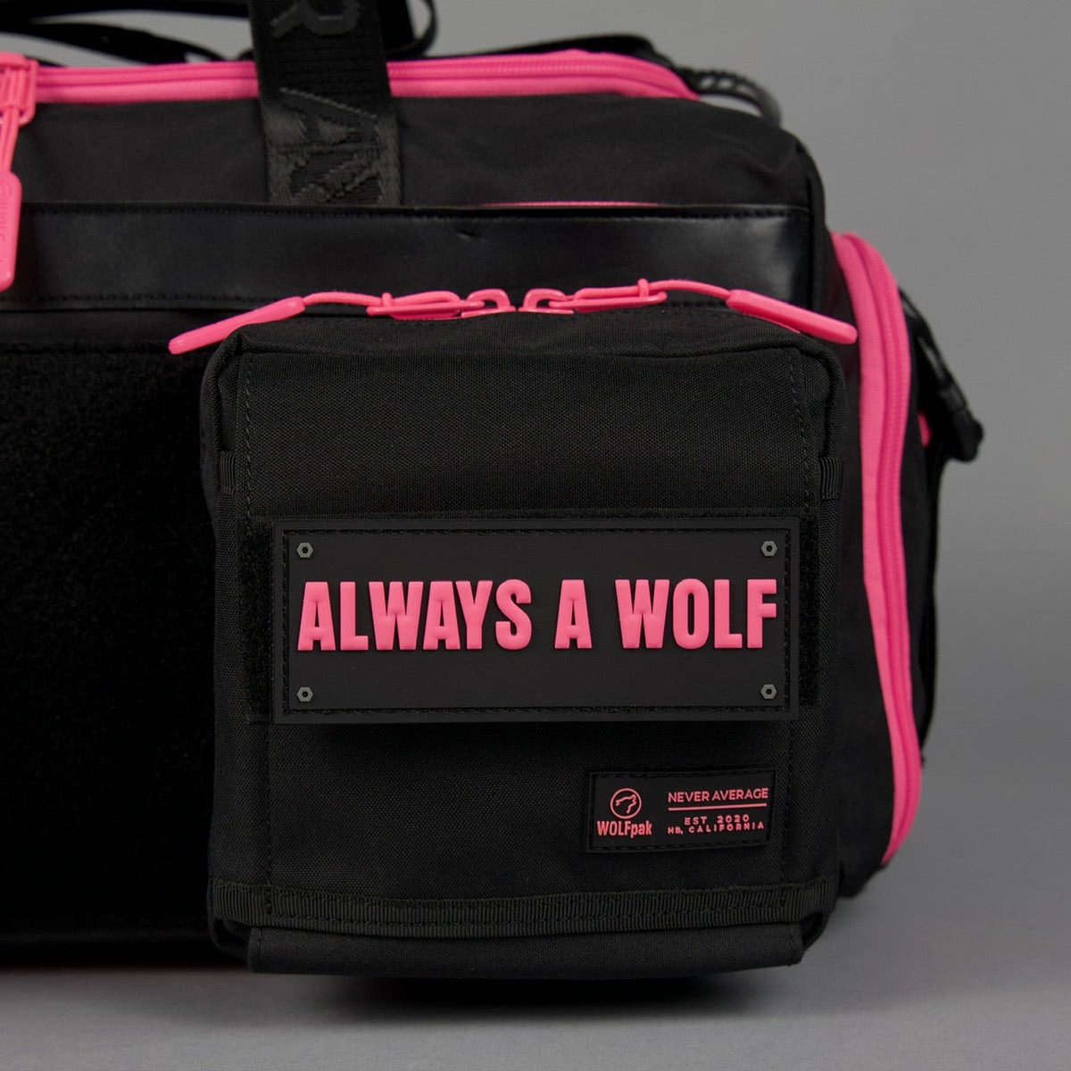 40L Ultimate Duffle Bag Black Neon Pink - Image 14