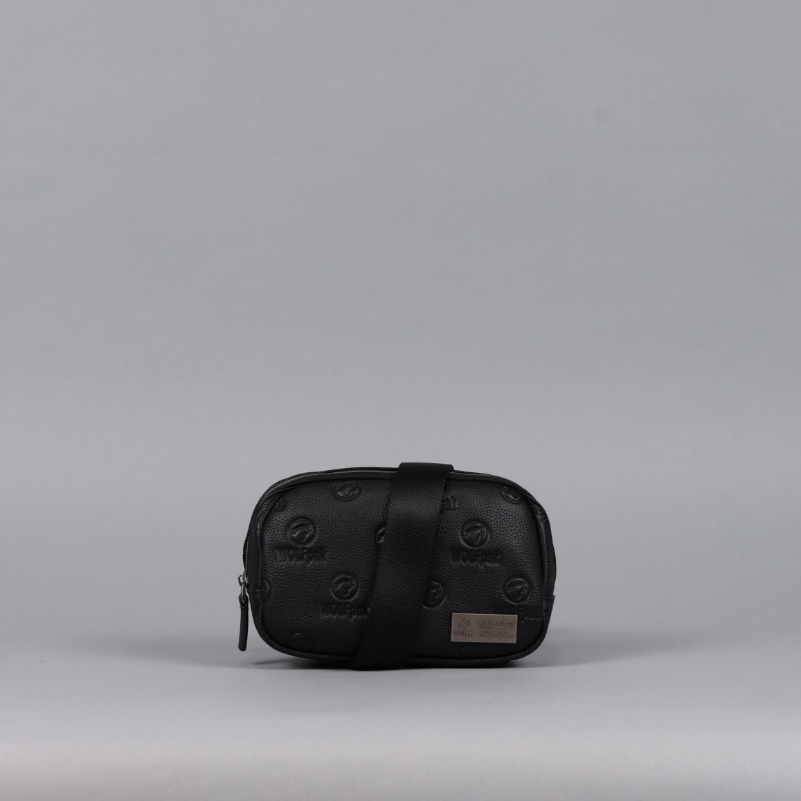 Crossbody Pack Black Luxury Leather - Image 7