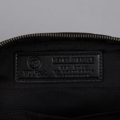 Crossbody Pack Black Luxury Leather - Image 9