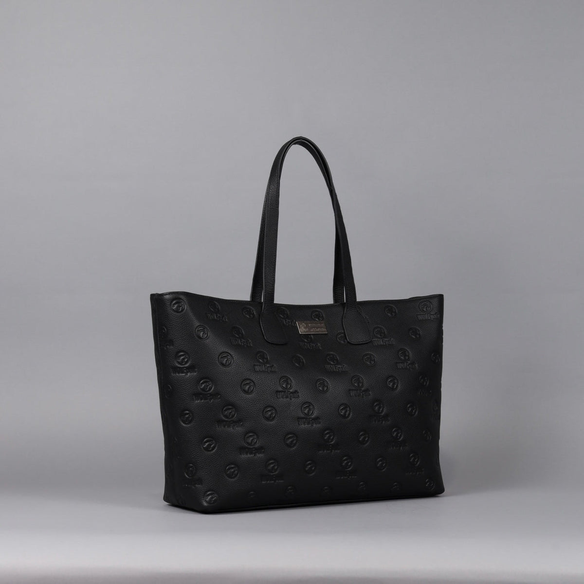Tote Bag Black Luxury Leather - Image 10
