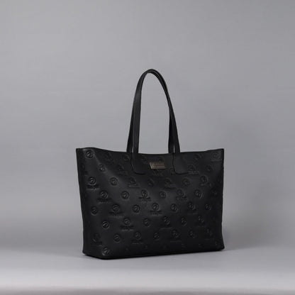 Tote Bag Black Luxury Leather - Image 10