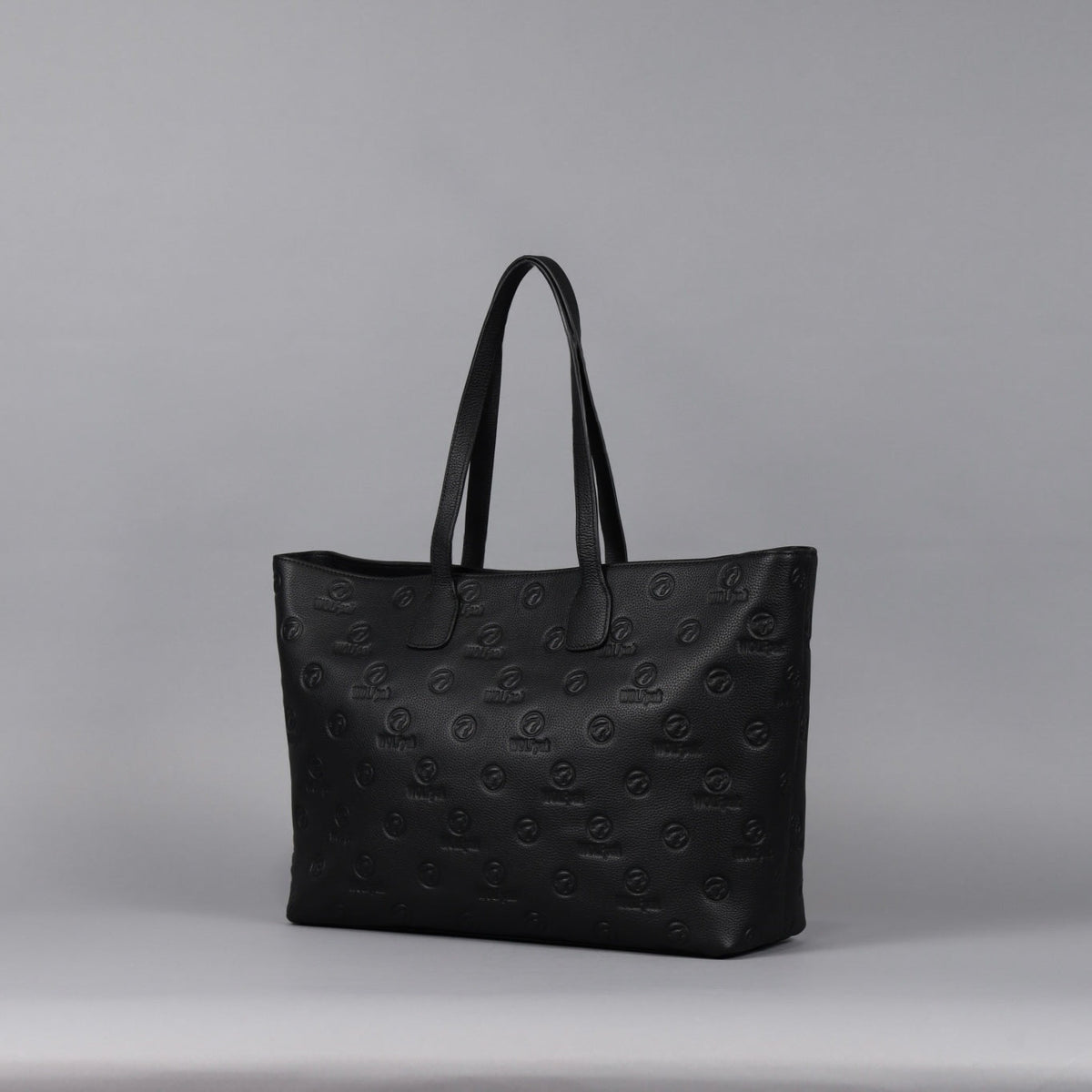 Tote Bag Black Luxury Leather - Image 11
