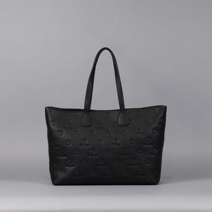 Tote Bag Black Luxury Leather - Image 12
