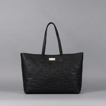 Tote Bag Black Luxury Leather - Image 9