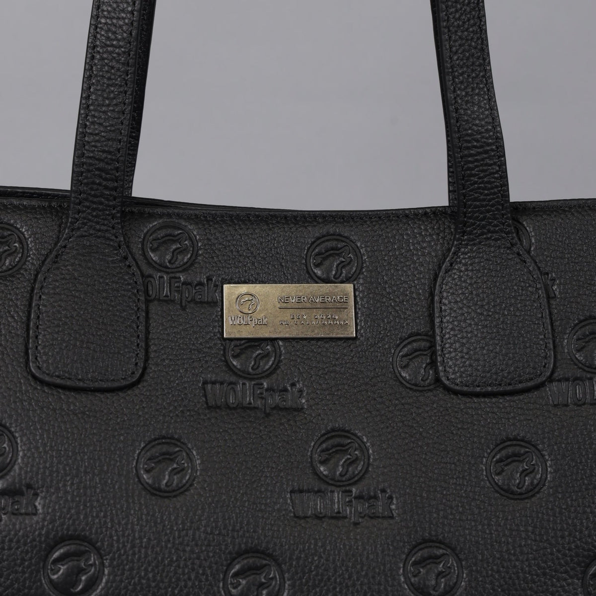 Tote Bag Black Luxury Leather - Image 13