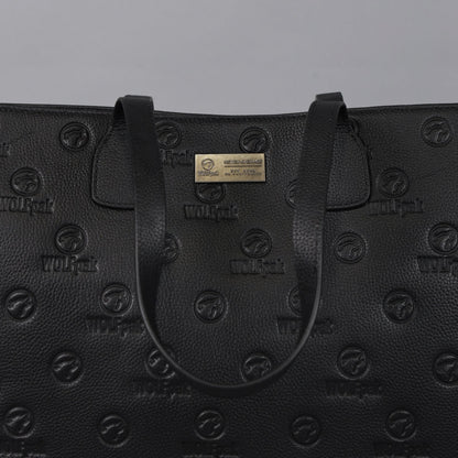 Tote Bag Black Luxury Leather - Image 16
