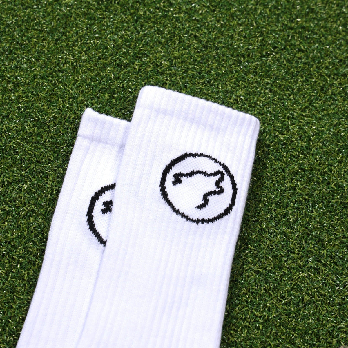 Arctic White Grip Socks - Image 2