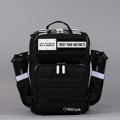 25L Backpack Alpha Black with White Accents - Image 3
