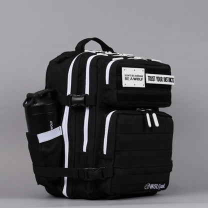 25L Backpack Alpha Black with White Accents - Image 4