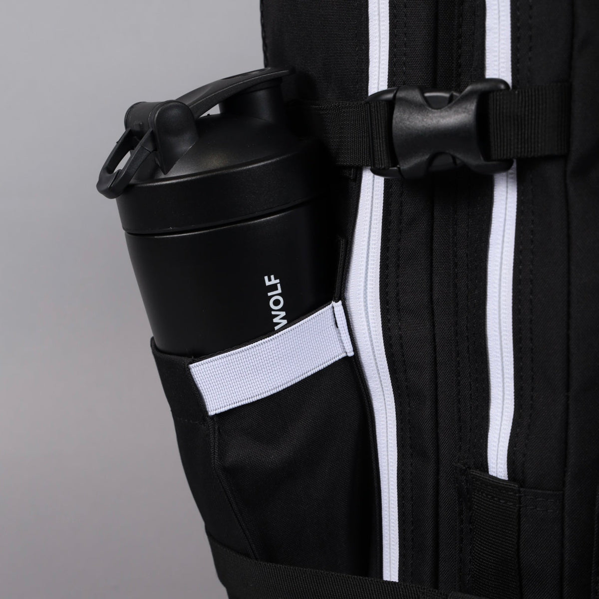 25L Backpack Alpha Black with White Accents - Image 13