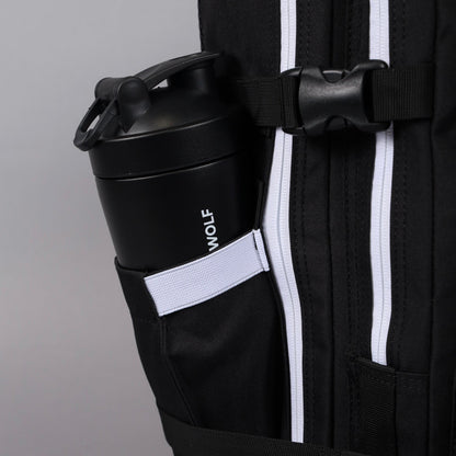 25L Backpack Alpha Black with White Accents - Image 13