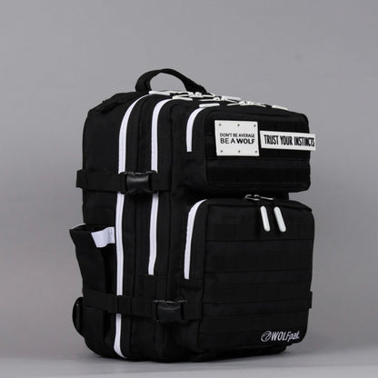 25L Backpack Alpha Black with White Accents - Image 8