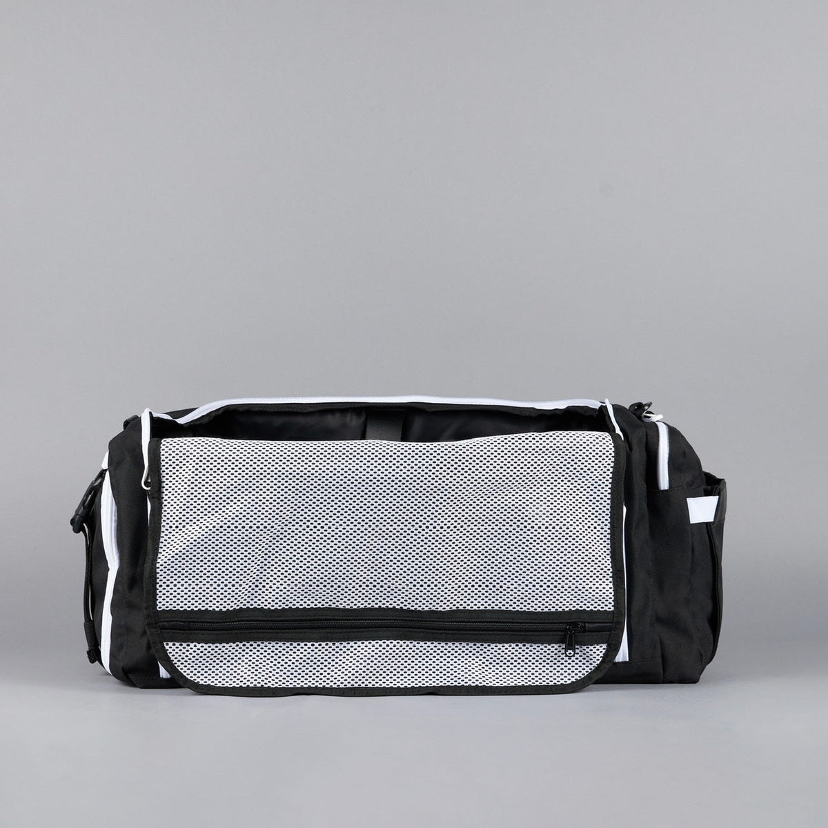 40L Ultimate Duffle Bag Alpha Black White Accents - Image 18