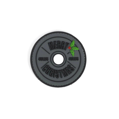 Merry Christmas Barbell Patch - Image 2