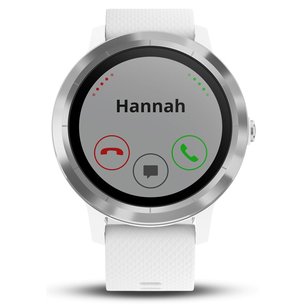 Garmin VIVOACTIVE 3 - WHITE & STAINLESS - 010-01769-21 - Image 3