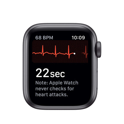 Apple Watch Series 5 (GPS, 40MM) - Space Gray Aluminum Case with Black Sport Band - MWV82LL/A - Image 5