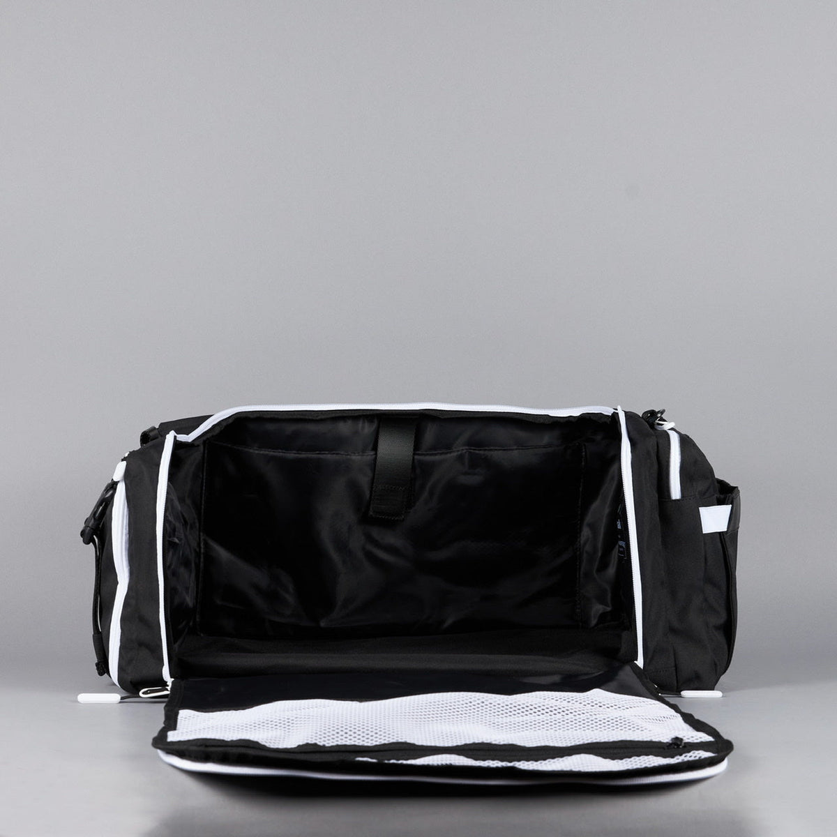 40L Ultimate Duffle Bag Alpha Black White Accents - Image 19