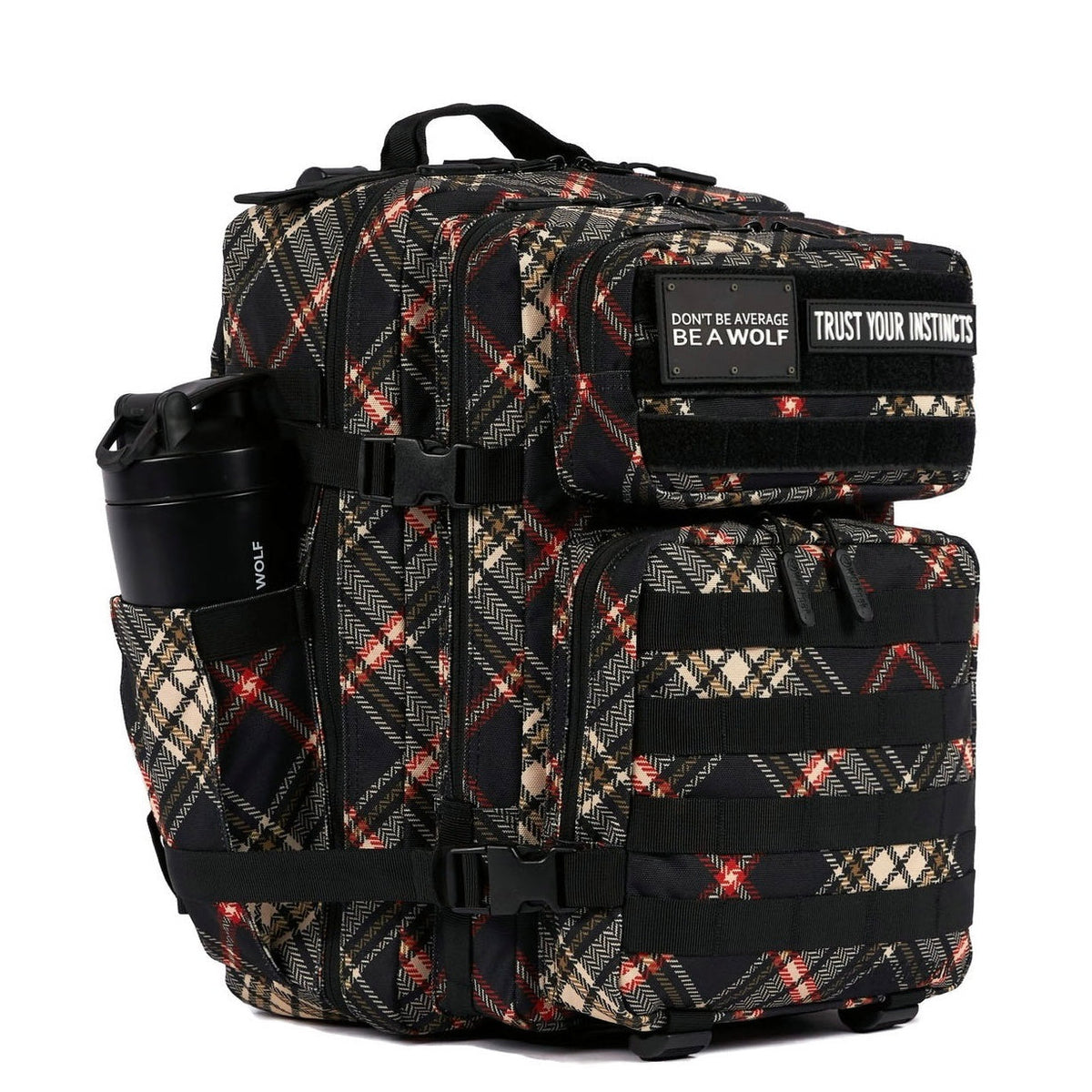 35L Backpack Fashion Cross Pattern - Image 2