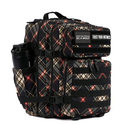 35L Backpack Fashion Cross Pattern - Image 2