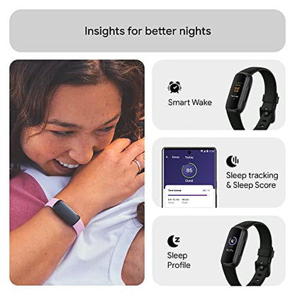 Fitbit Inspire 3 Health & Fitness Tracker - Midnight Zen - FB424BKBK-US - Image 4
