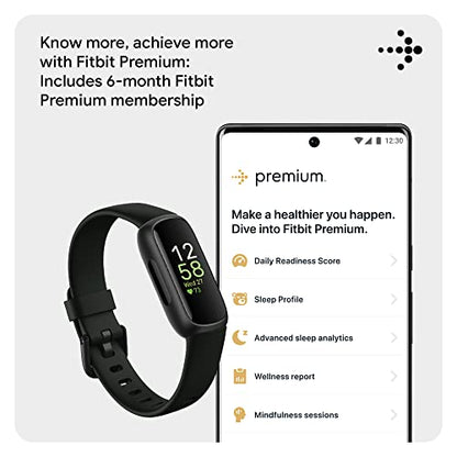 Fitbit Inspire 3 Health & Fitness Tracker - Midnight Zen - FB424BKBK-US - Image 5