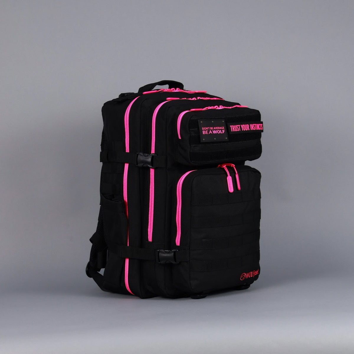 45L Backpack Black Neon Pink - Image 7
